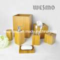 Accessoire de bain carré Bamboo 7sets (WBB0624A)